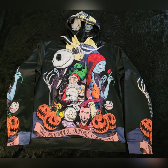 The Nightmare Before Christmas Tops - The Nightmare Before Christmas Pullover Hoodie XL